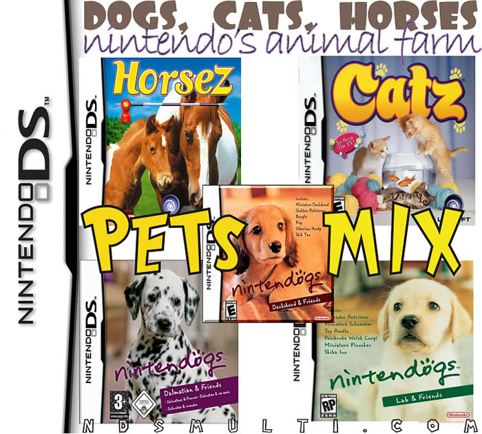 NDS MultiCarts Nintendogs Multicart